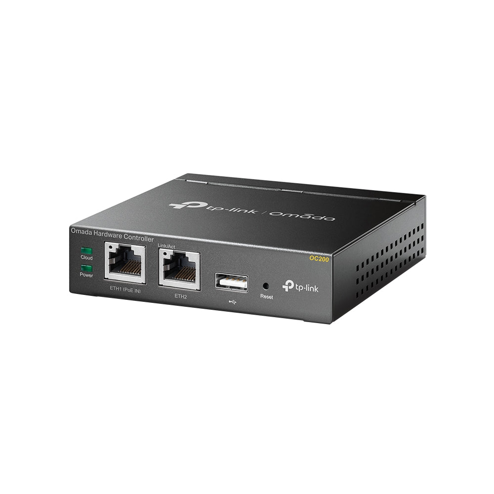 TP-Link OC200 Omada Hardware Controller | Centralized Cloud & Local Network Management for Up to 100 Devices | PoE Powered | Intelligent Monitoring | SKU: OC200