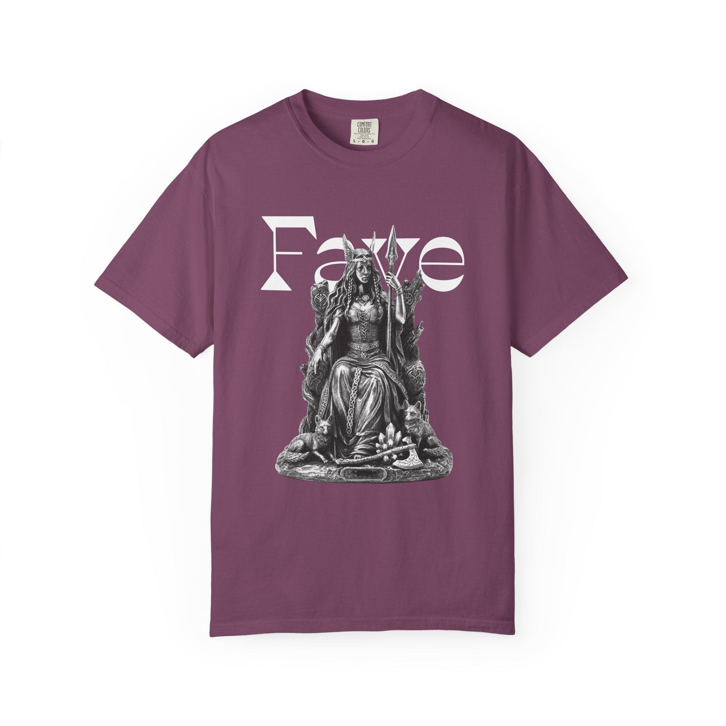 Freyja Norse Goddess Graphic Tee, Folkvangr Viking Shirt