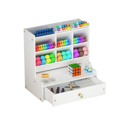 Office Desk Organizer Storage Drawer Pen Pencil Holder DIY Case Storage Rack