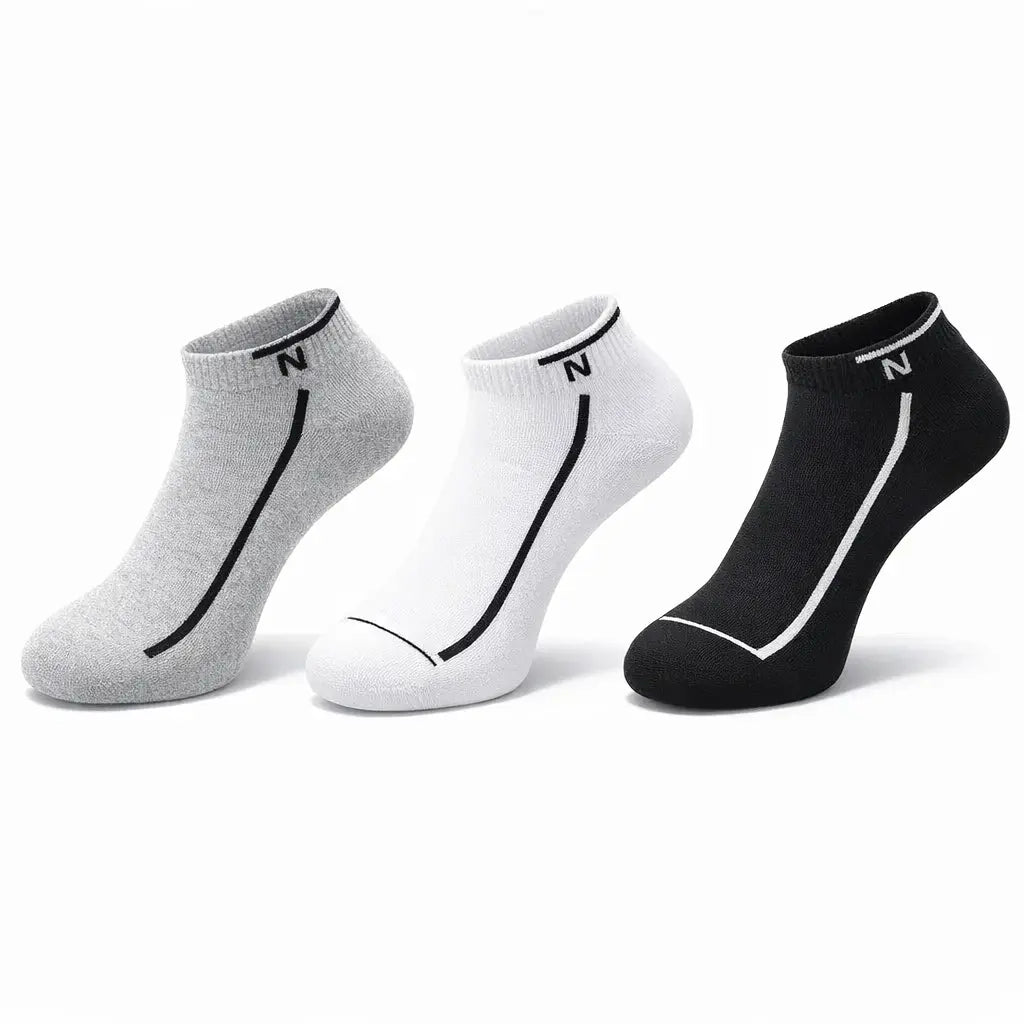 Premium Cotton Sports Ankle Low Cut Socks 6 Pairs