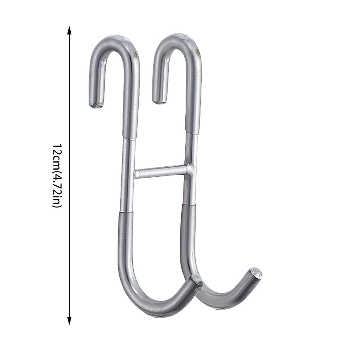Over The Door Hooks,1 Pack Hangers Hooks with Rubber Prevent Scratches Heavy Duty Organizer for Living Room, Bathroom, Bedroom, Kitchen Hanging Clothes, Towels, Hats, Coats, Bags(Black) Z1-Clear