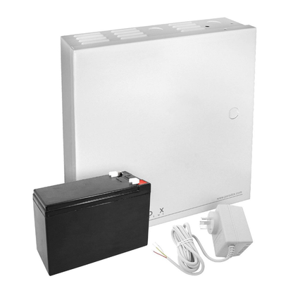 Paradox PDX-KIT Base Installation Kit – Metal Enclosure, 12V Battery, Plug Pack & Tamper Switch