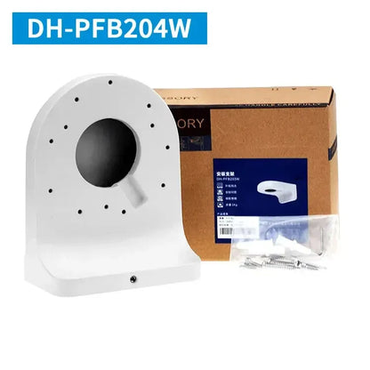 Dahua DH-PFB204W Waterproof Wall Mount Bracket – Durable Aluminum & SECC Camera Mount for Indoor and Outdoor Security Systems, Black/White