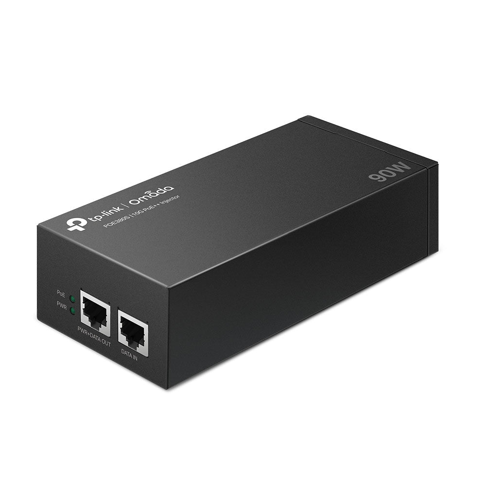 POE380S | Omada 90W PoE++ Injector | 10Gbps IEEE 802.3bt Compliant Power Injector