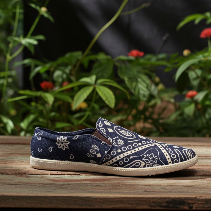 Organic Hemp Shoes – Mandala Slip-On Hemp Shoes Australia