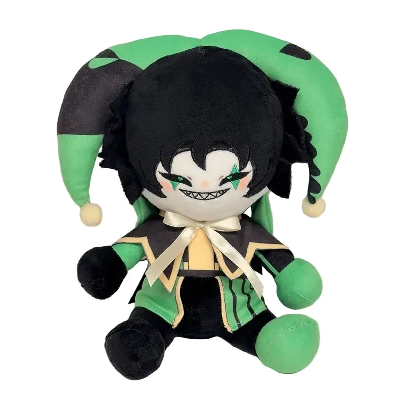 Harlequin Plush Pierrot Plush Jester Plush Circus Horror Visual Novel Handmade Plushies 25cm