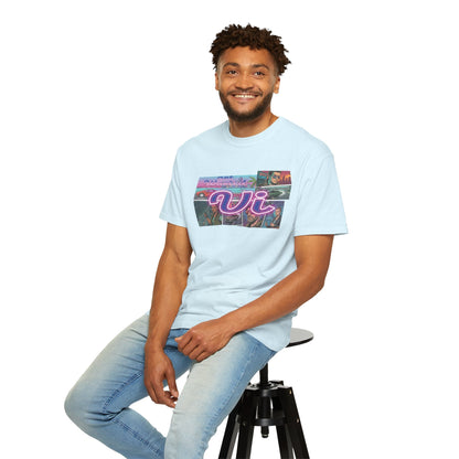 Vice City VI Retro Aesthetic Graphic Tee, Neon Miami Vibes  T-Shirt