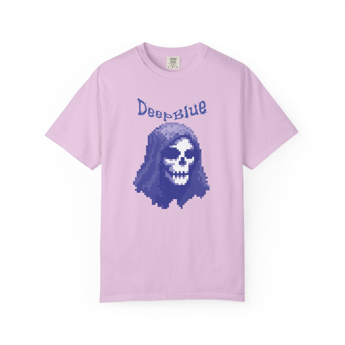 Resynced from the Deep Blue - Pixel Pirate Unisex Graphic Tee | Glitch Art Gamer Shirt By Aprasi