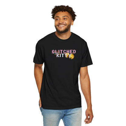 Glitched Kitty Tee Retro Pixel Cat Graphic Tee  Glitchcore