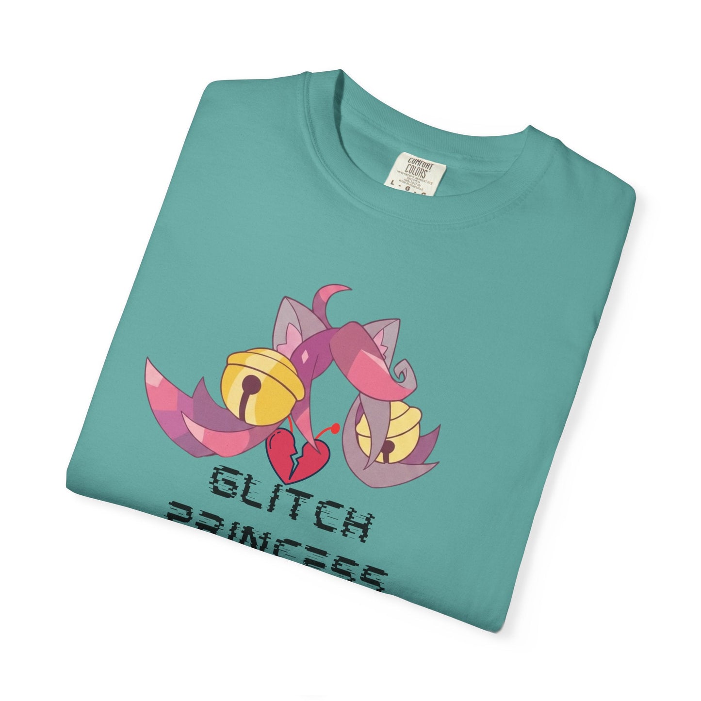 Mad Mew Mew Glitch Princess Tees | Pixel Catgirl Glitchcore Graphic Tee