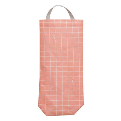 Plastic Bag Bags Hanger Organizer Storage Kitchen Trash Garbage Dispenser Holder - Red