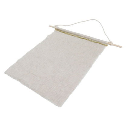 Pockets Cotton Linen Wall Hanging Earrings Storage Bags Multifunctional Home Decor Hanging BagS