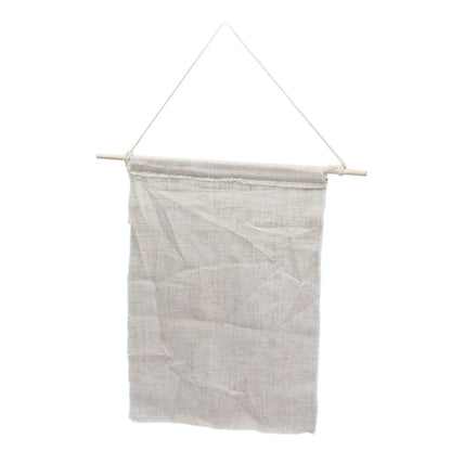 Pockets Cotton Linen Wall Hanging Earrings Storage Bags Multifunctional Home Decor Hanging BagS