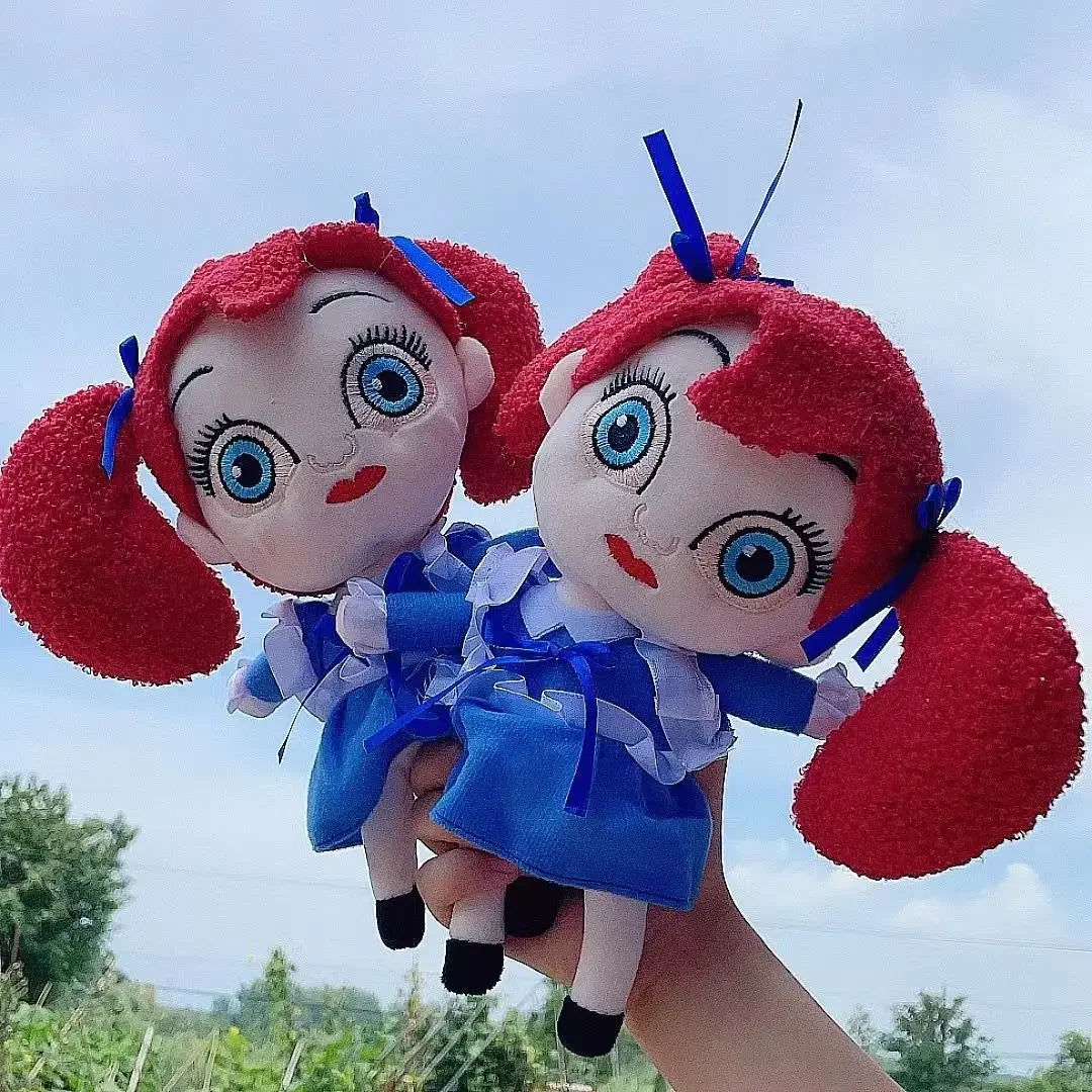 Handmade Intelligent Doll Plush, Red Haired Sentient Toy 27cm