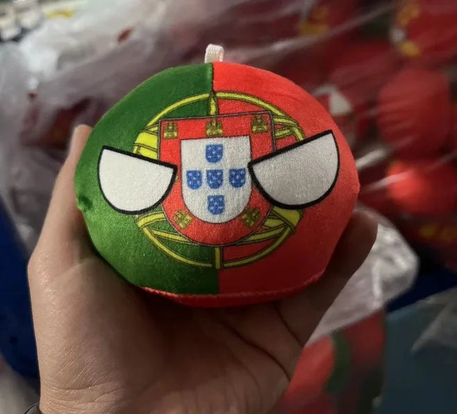 Countryball Plush Flag Plushes Polandball Stuffed Plushies Football Festival Plushies