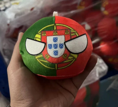 Countryball Plush Flag Plushes Polandball Stuffed Plushies Football Festival Plushies
