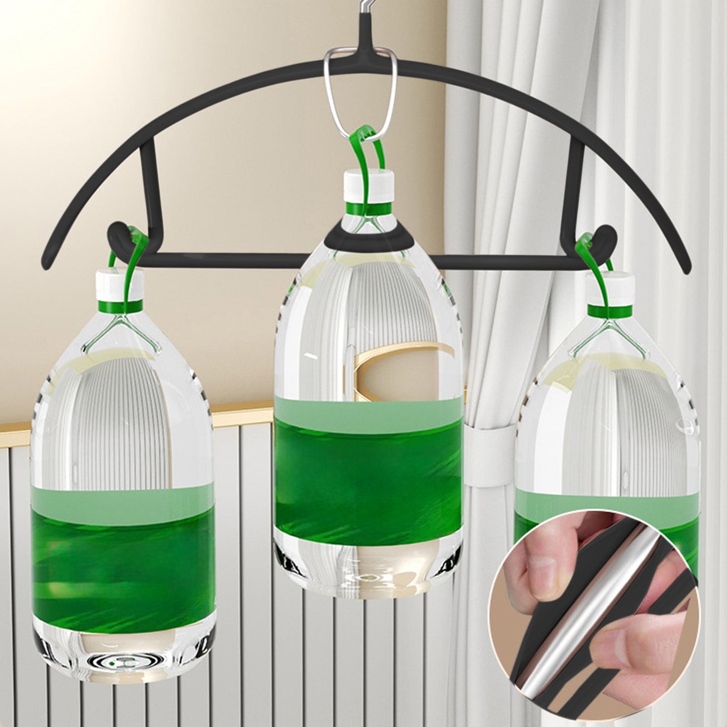 10 Pcs Velvet Non-Slip Clothes Hangers with Chrome Hooks