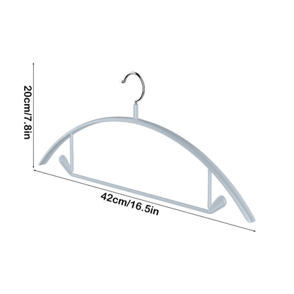 Premium Velvet Hangers, Heavyduty- Non Slip No Shoulder Bump Suit Hanger - Chrome Hooks,Space Saving Round Clothes Hanger for Coat,Sweater,Jackets,Pants,Household Silicone Clothes Hanger ( 10 Pack) Gray