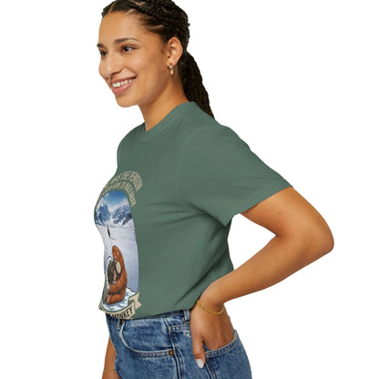 Punch Monkey and Lonely Penguin Vintage Graphic T-Shirt