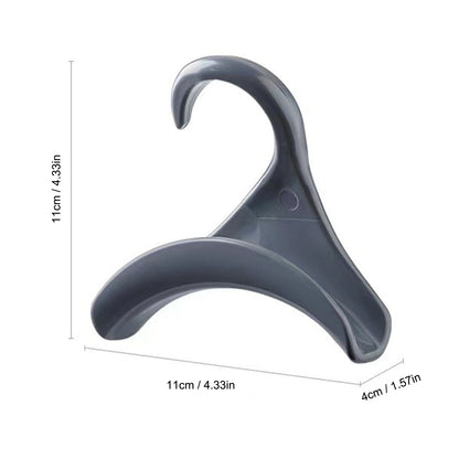 Purse Hanger Bag Arc Door Closet Hanger Hook for Satchel Coat Haversack Belt Storage Grey