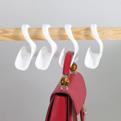 Purse Hanger Hook Bag Rack Holder - Handbag Hanger Organizer Storage - Over The Closet Rod Hanger for Storing and Organizing Purses | Backpacks |Satchels | Crossovers | Handbags | Tote（2 Pack）