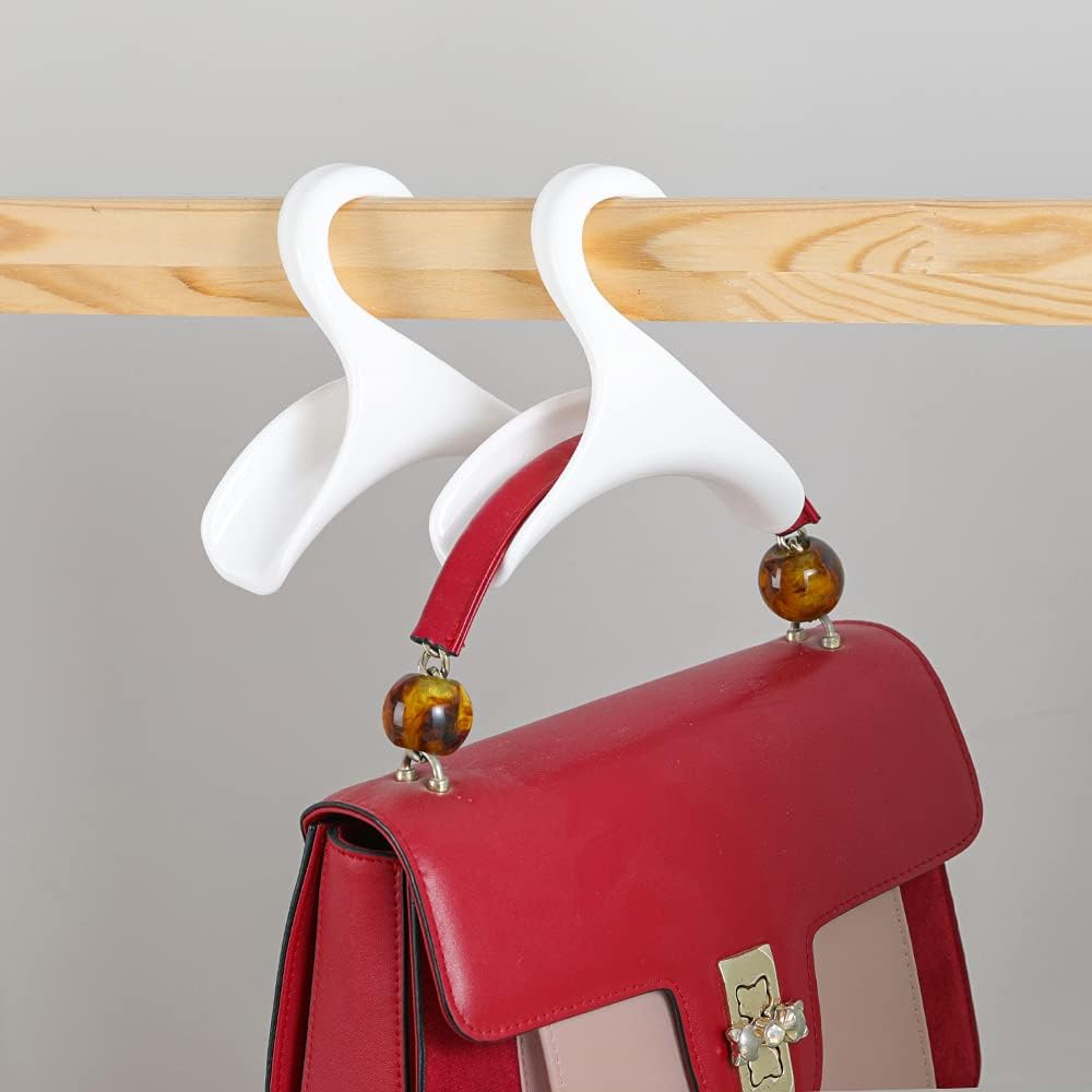 Purse Hanger Hook Bag Rack Holder - Handbag Hanger Organizer Storage - Over The Closet Rod Hanger for Storing and Organizing Purses | Backpacks |Satchels | Crossovers | Handbags | Tote（2 Pack）