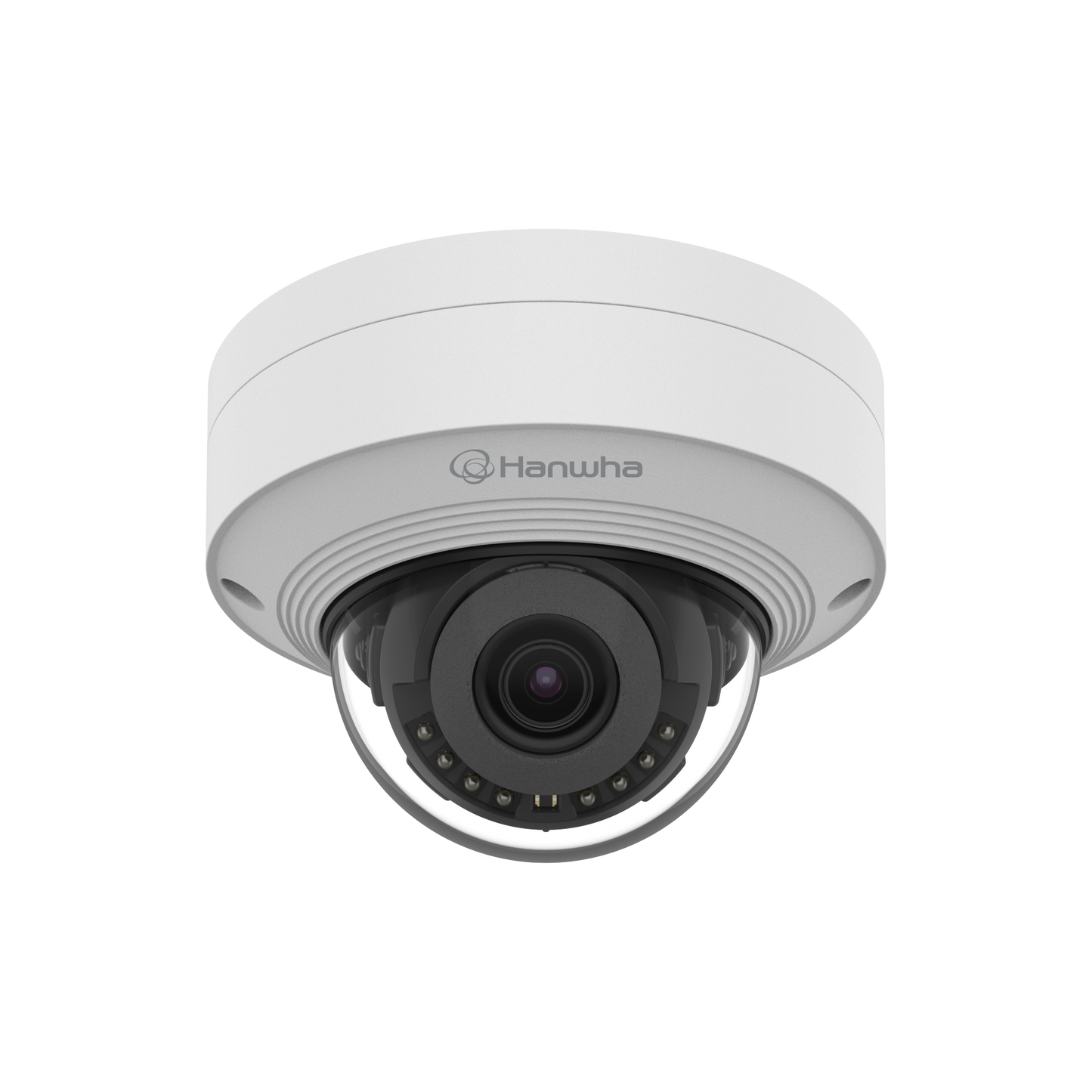 Hanwha Vision Wisenet QNV-C9011R 8MP AI IR Micro Vandal Dome Camera – Ultra-Compact, AI-Powered Surveillance with IK10 & IP66 Protection