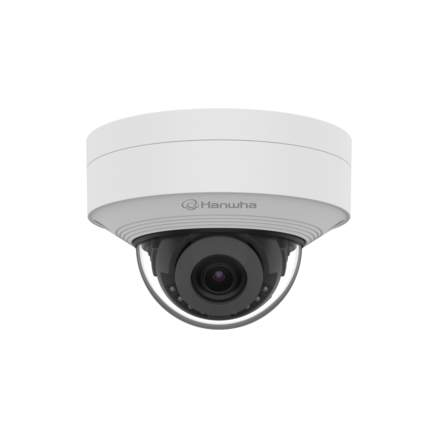 Hanwha Vision Wisenet QNV-C9011R 8MP AI IR Micro Vandal Dome Camera – Ultra-Compact, AI-Powered Surveillance with IK10 & IP66 Protection