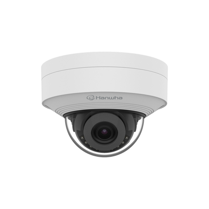 Hanwha Vision Wisenet QNV-C9011R 8MP AI IR Micro Vandal Dome Camera – Ultra-Compact, AI-Powered Surveillance with IK10 & IP66 Protection