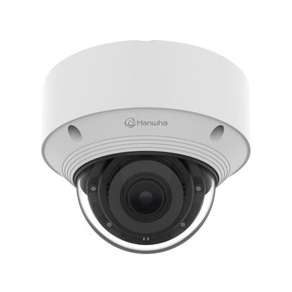 Hanwha Vision Wisenet QND-C8023R 5MP AI IR Dome Camera (Q-Core) – AI-Enhanced, Q Series Compact Surveillance with Dynamic Privacy Masking