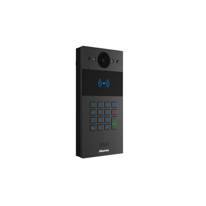 Akuvox R20K (Black) Compact SIP Video Door Phone with Keypad & RFID