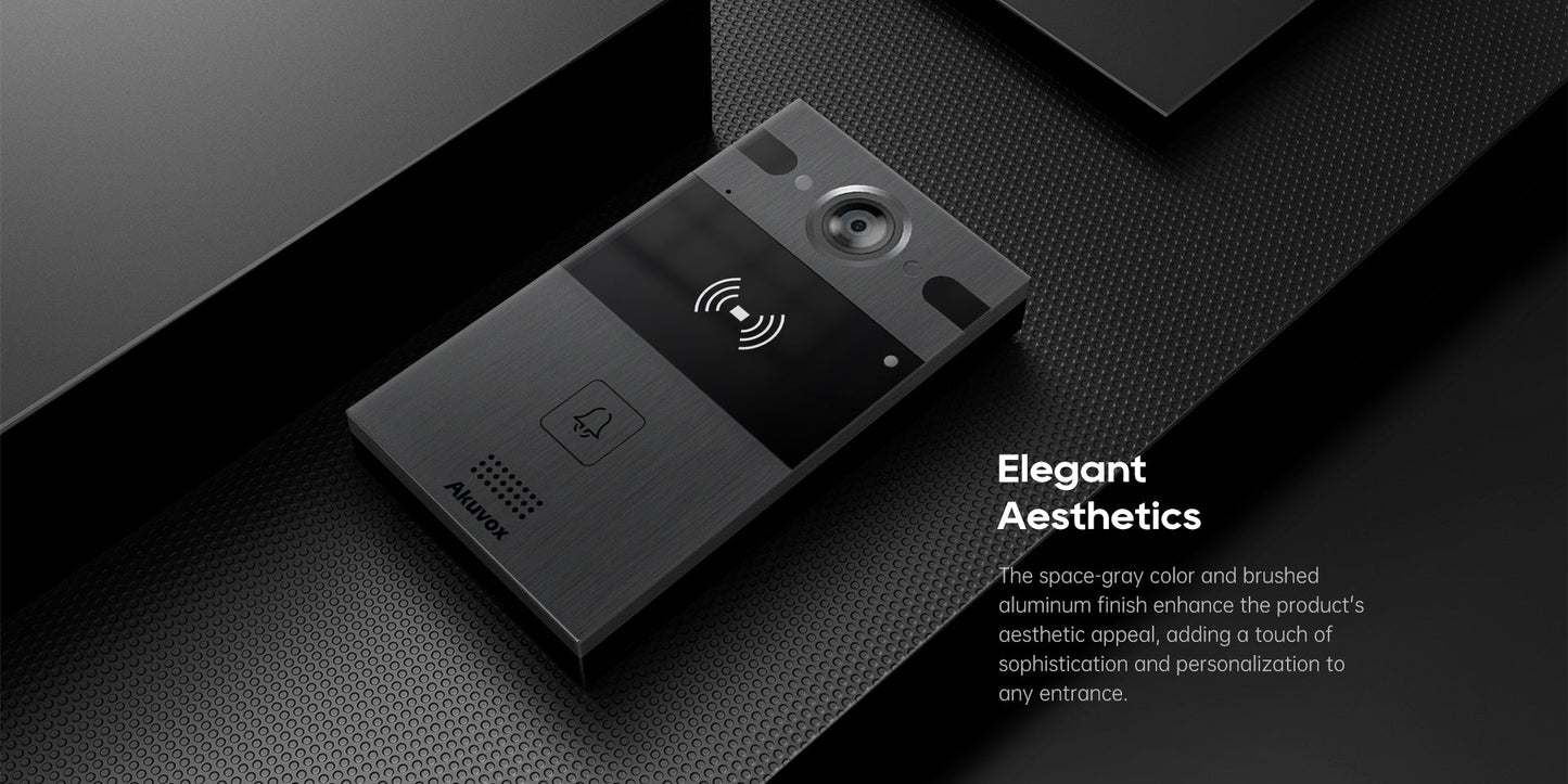Akuvox R25A – Compact 4MP SIP Video Door Phone with RFID Access
