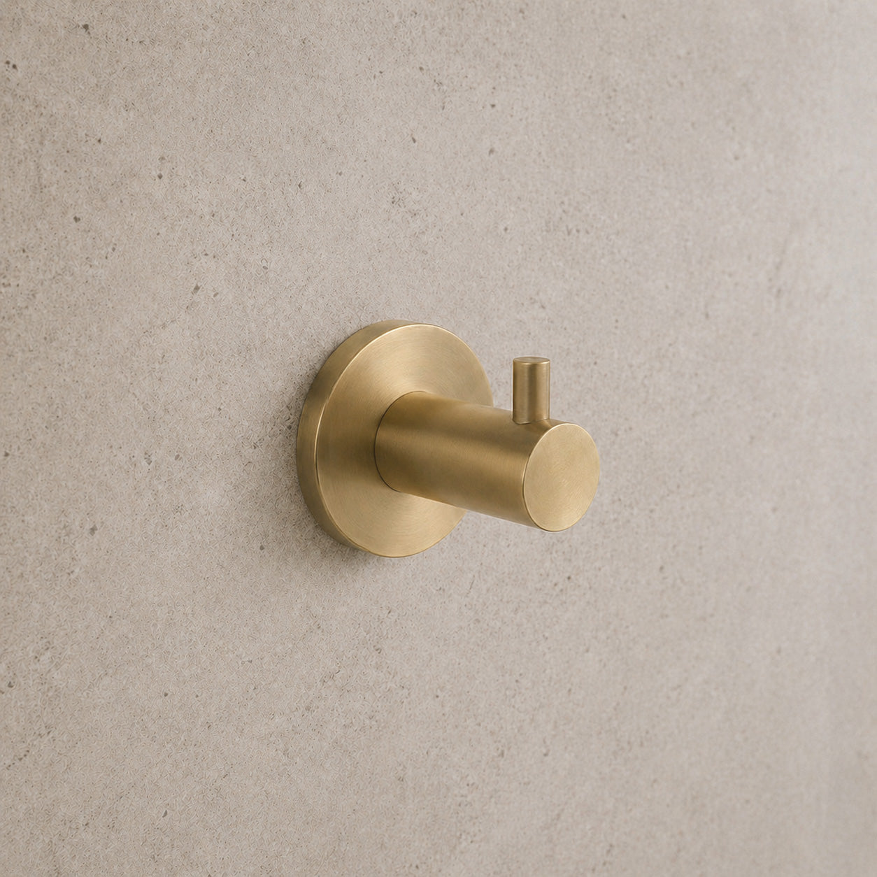 Reno Robe Hook - Brushed Brass