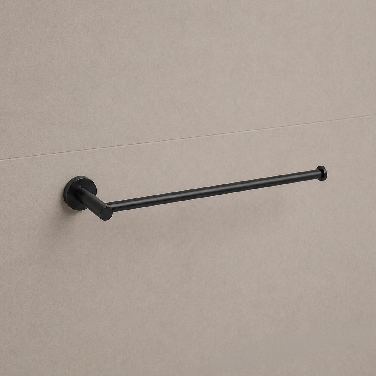 Reno Hand Towel Holder - Matt Black