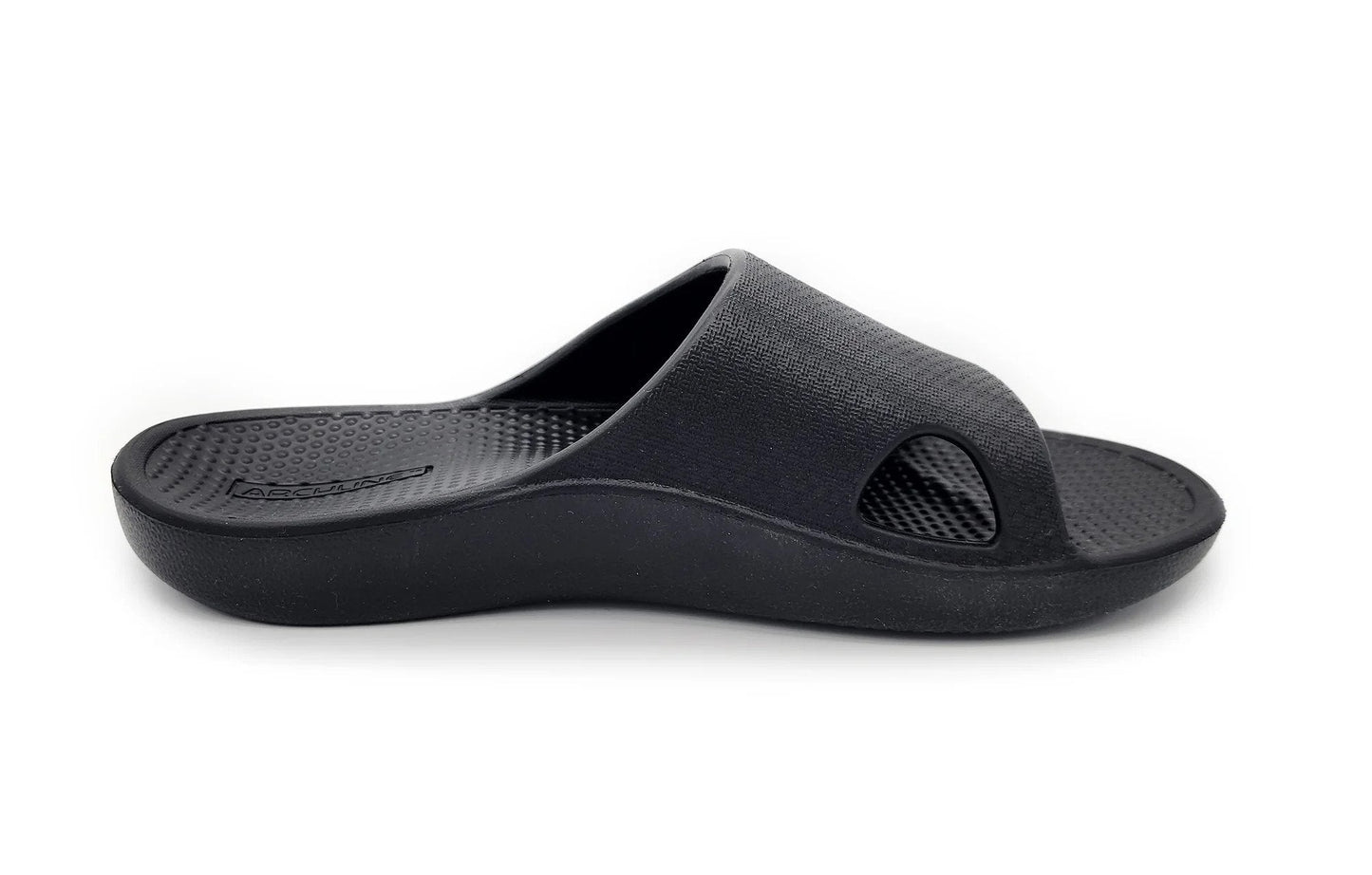 Archline Rebound Arch Support Slides Unisex - Black
