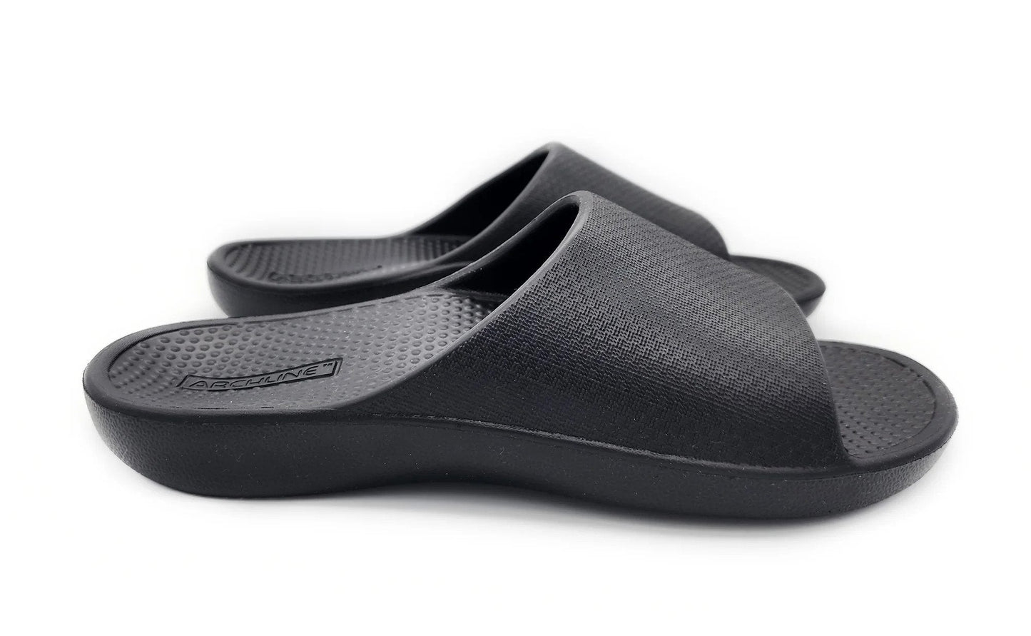 Archline Rebound Arch Support Slides Unisex - Black