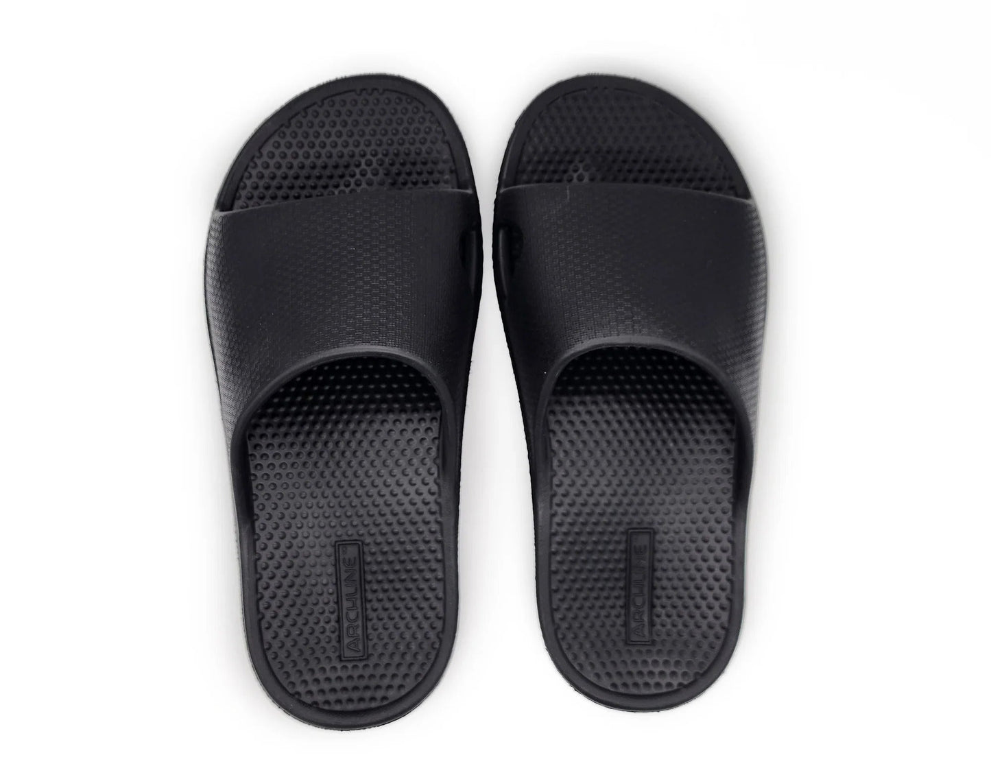 Archline Rebound Arch Support Slides Unisex - Black