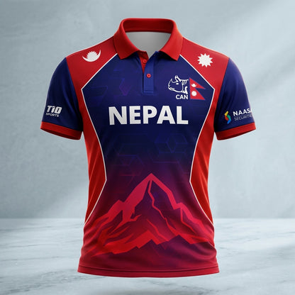 Nepal Cricket Jersey — Premium Athletic Edition