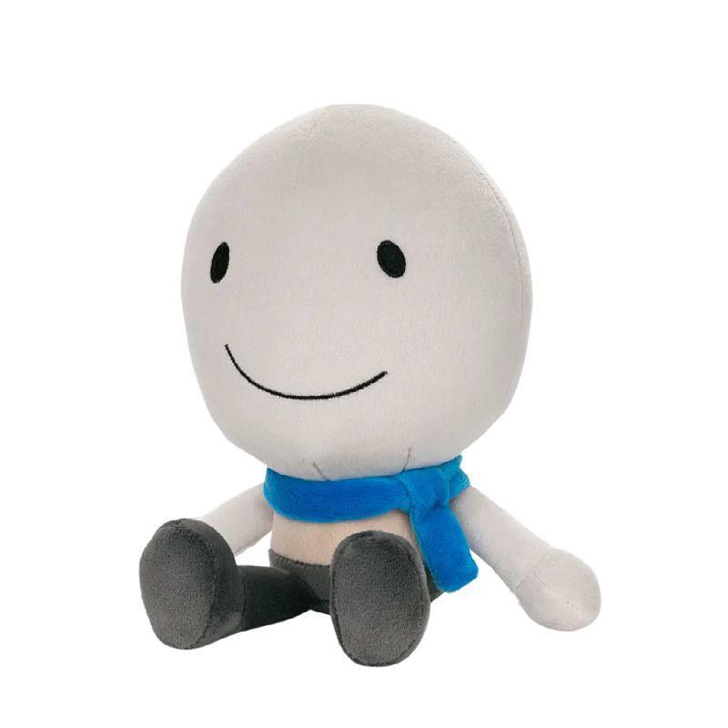 Gray Mannequin Plush Wally Concrete Plush Block Elevator Simulator Game Plushies 22cm