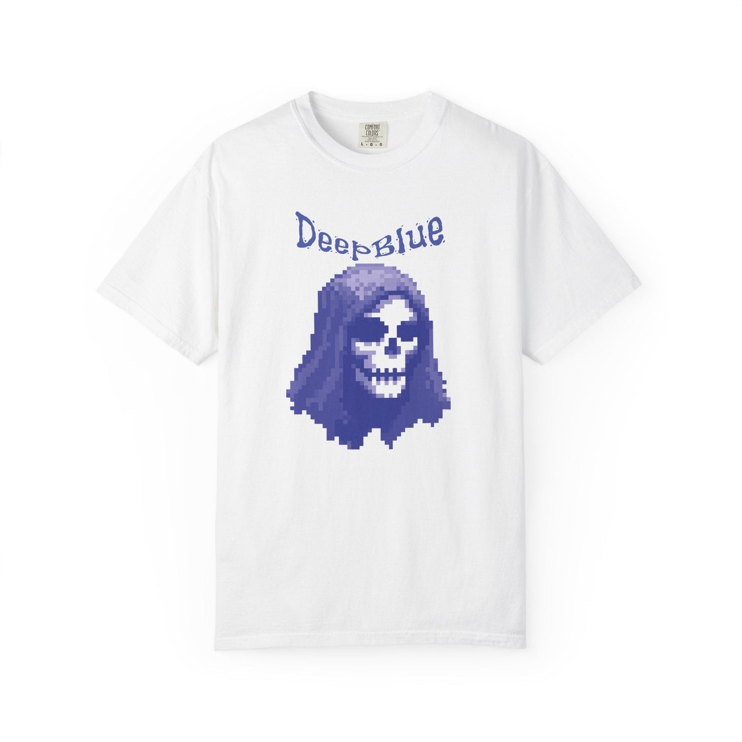 Resynced from the Deep Blue - Pixel Pirate Unisex Graphic Tee | Glitch Art Gamer Shirt By Aprasi