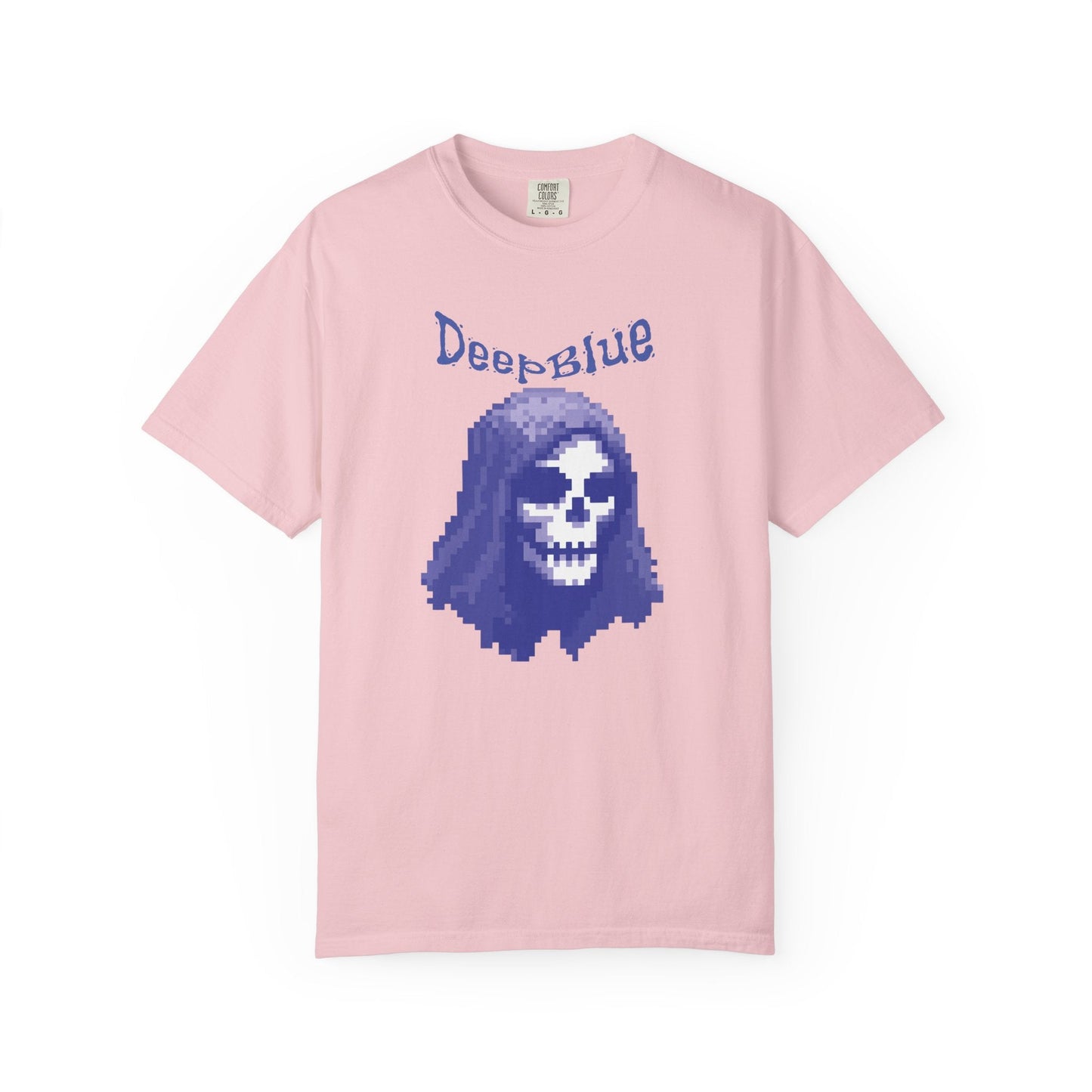 Resynced from the Deep Blue - Pixel Pirate Unisex Graphic Tee | Glitch Art Gamer Shirt By Aprasi