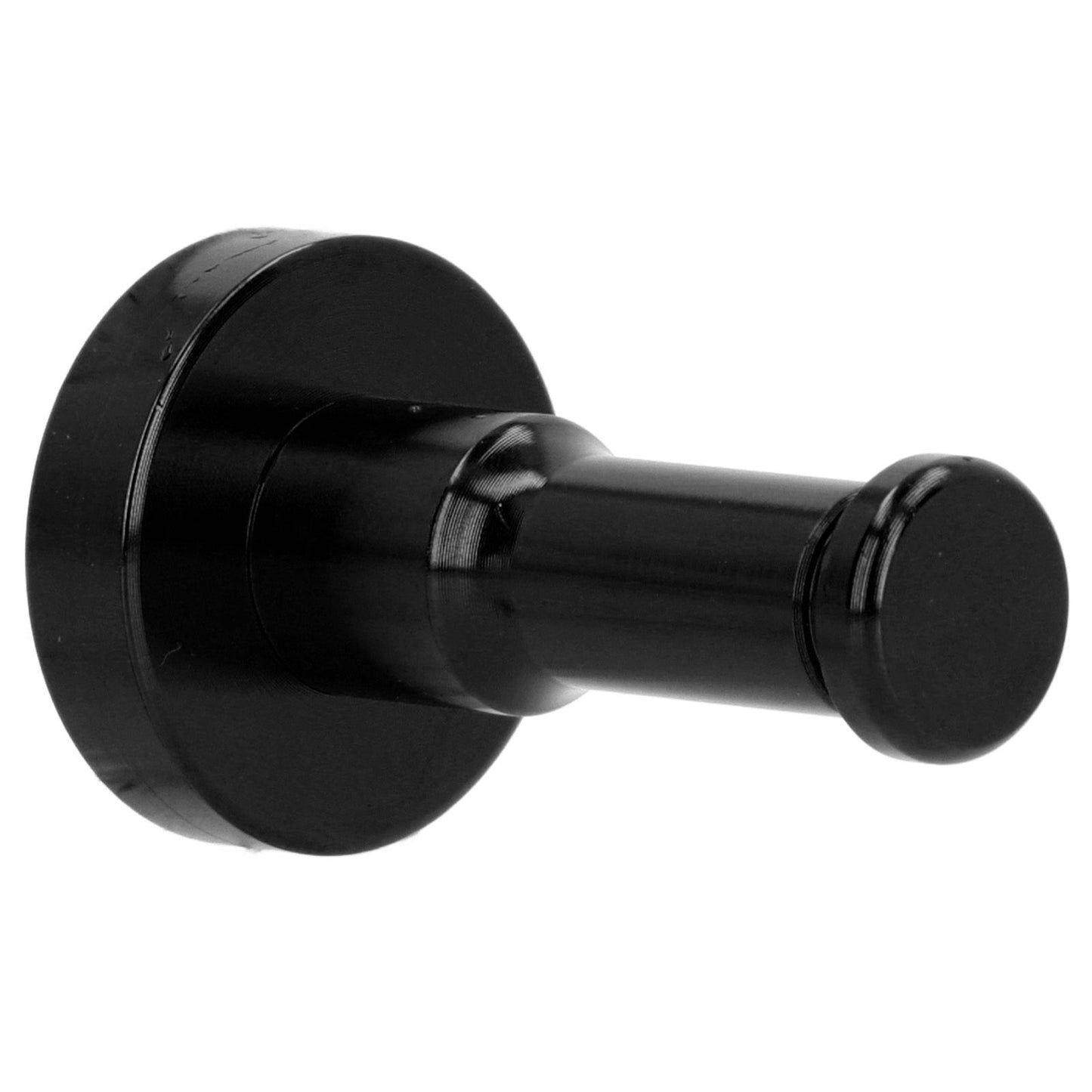 Retro Bathroom Hook Aluminum Towel Hook Heavy Duty Wall Coat Hanger for Balcony KitchenBlack
