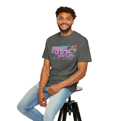 Vice City VI Retro Aesthetic Graphic Tee, Neon Miami Vibes  T-Shirt