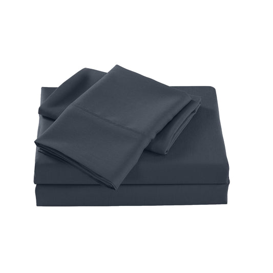 Royal Comfort 2000 Thread Count Bamboo Cooling Sheet Set Ultra Soft Bedding - Queen - Charcoal.
