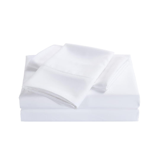 Royal Comfort 2000 Thread Count Bamboo Cooling Sheet Set Ultra Soft Bedding - Queen - White.