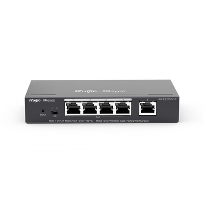 Ruijie RG-ES205GC-P, 5-Port Gigabit Smart Cloud Mananged PoE Switch