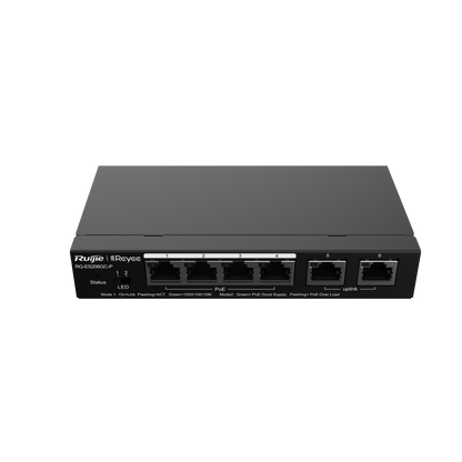 Ruijie RG-ES206GC-P, 6-Port Gigabit Smart Cloud Mananged PoE Switch
