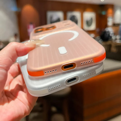 iPhone Matte Stripes Magsafe Case