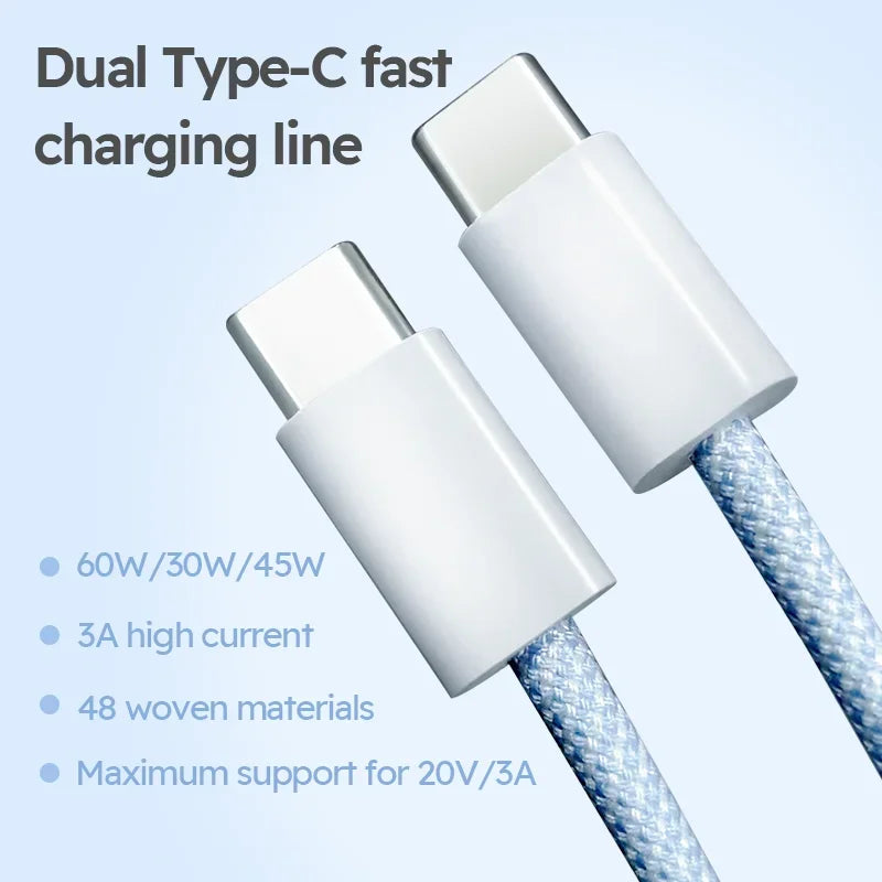 60W USB Type C Cable