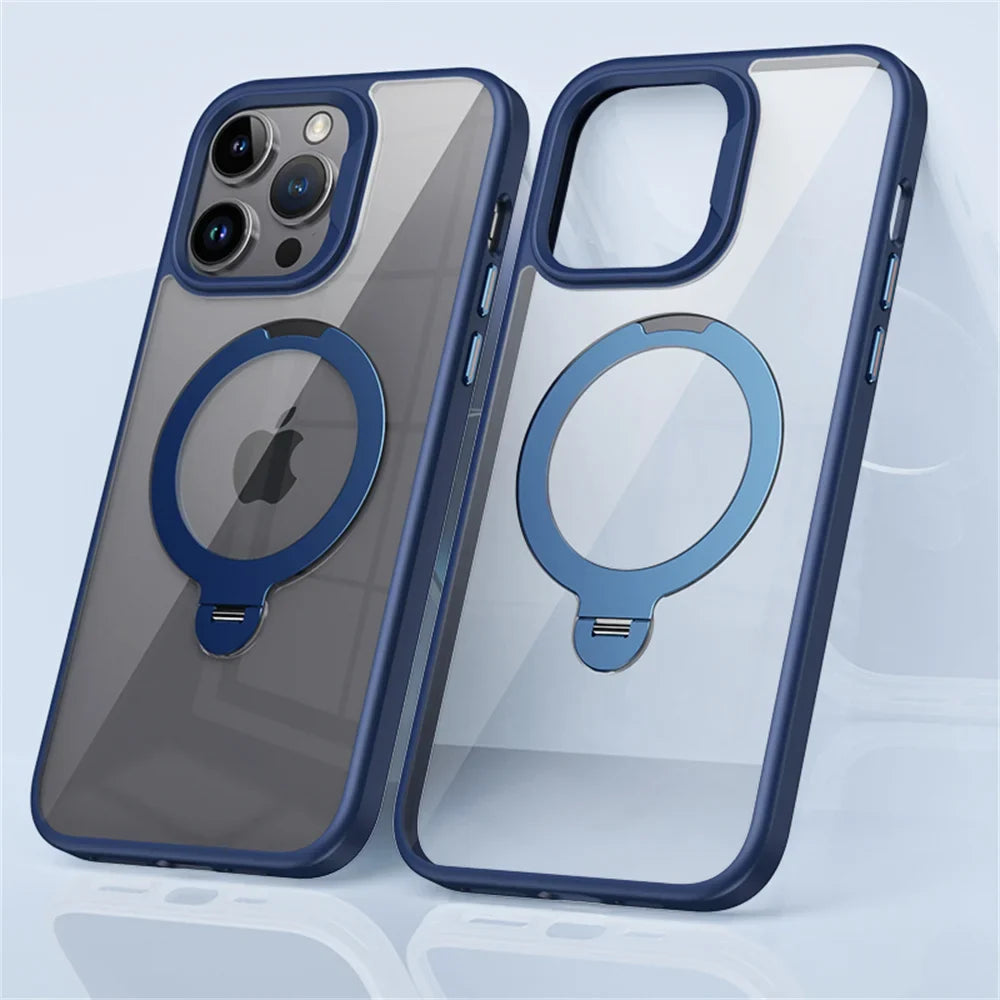 Shockproof iPhone MagSafe Ring Holder Case